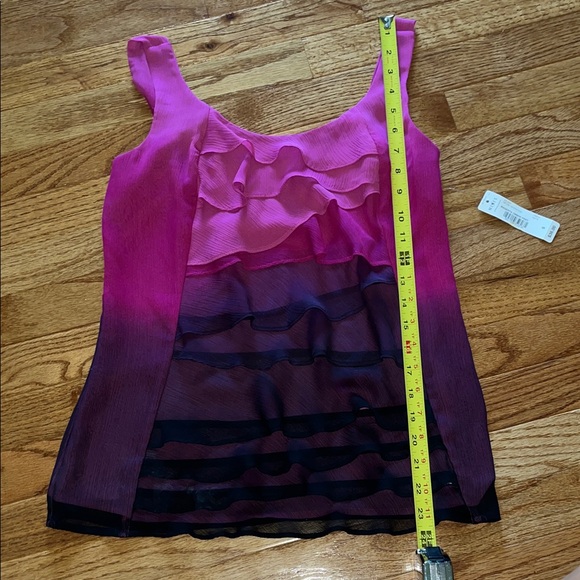 JCPenney Pink and Purple Ombre Tank Top - Picture 2 of 9